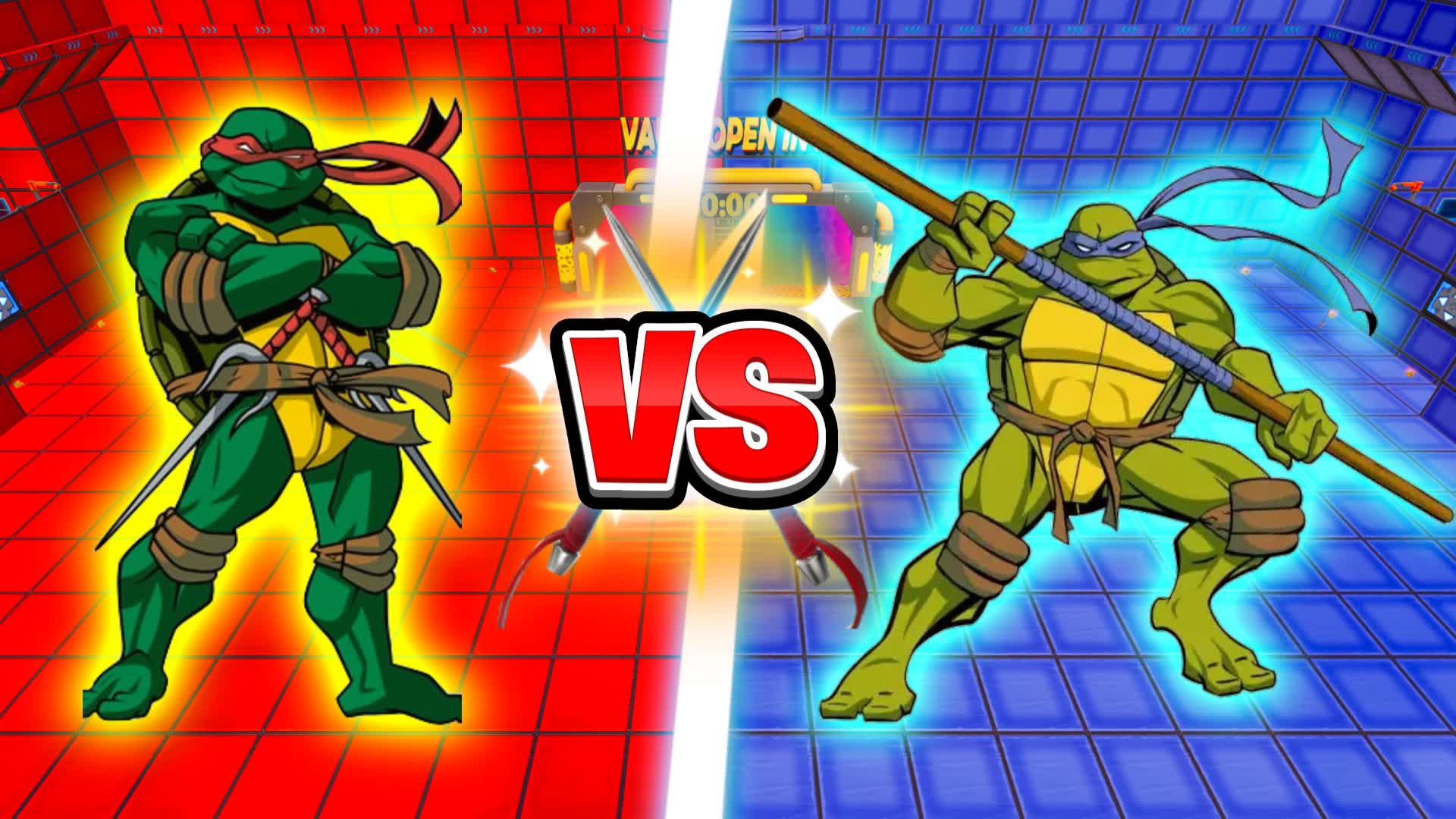 RAPHAEL VS DONATELLO 🔴🔵