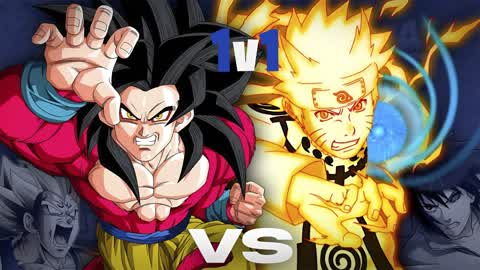 GOKU vs NARUTO 💥 1v1 🤖 ANIME FIGHT