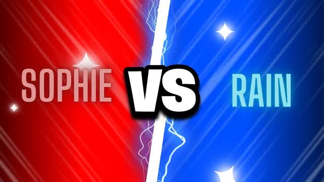♥️ SOPHIE RAIN RED VS BLUE💙