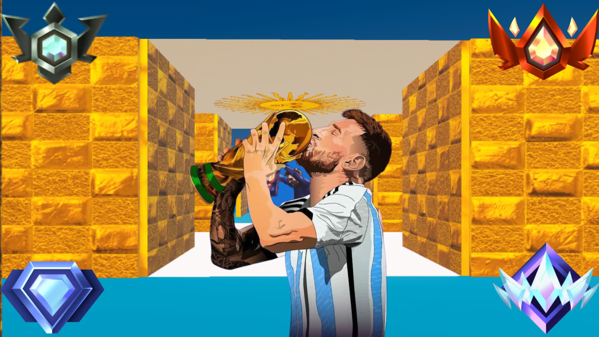 🐐ماب حشر MESSI RANKED🥇🐐