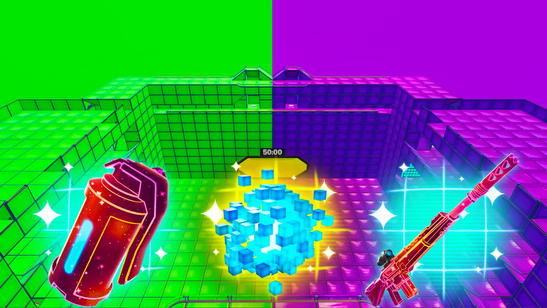 ALL GUNS | TMNT | GREEN VS PURPLE 🟩🟪
