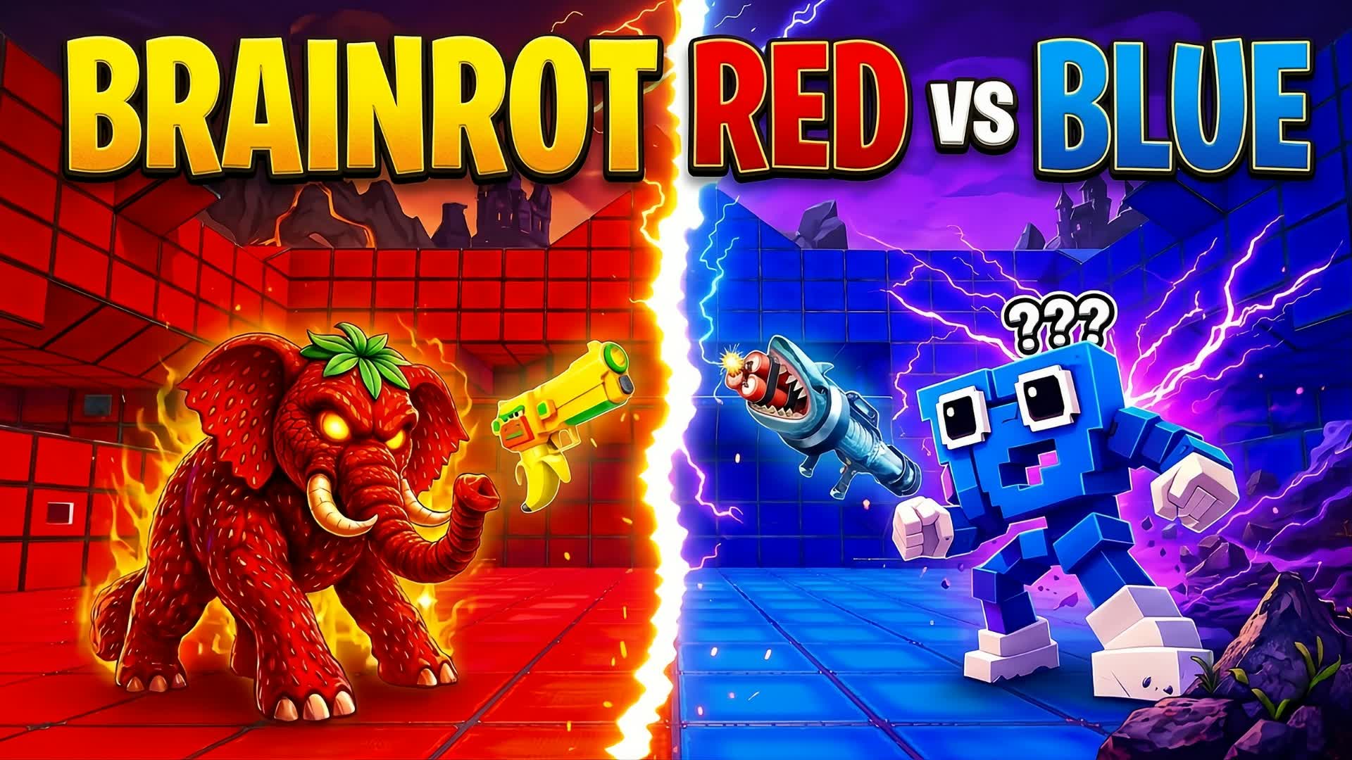 BRAINROT RED VS BLUE CHAOS