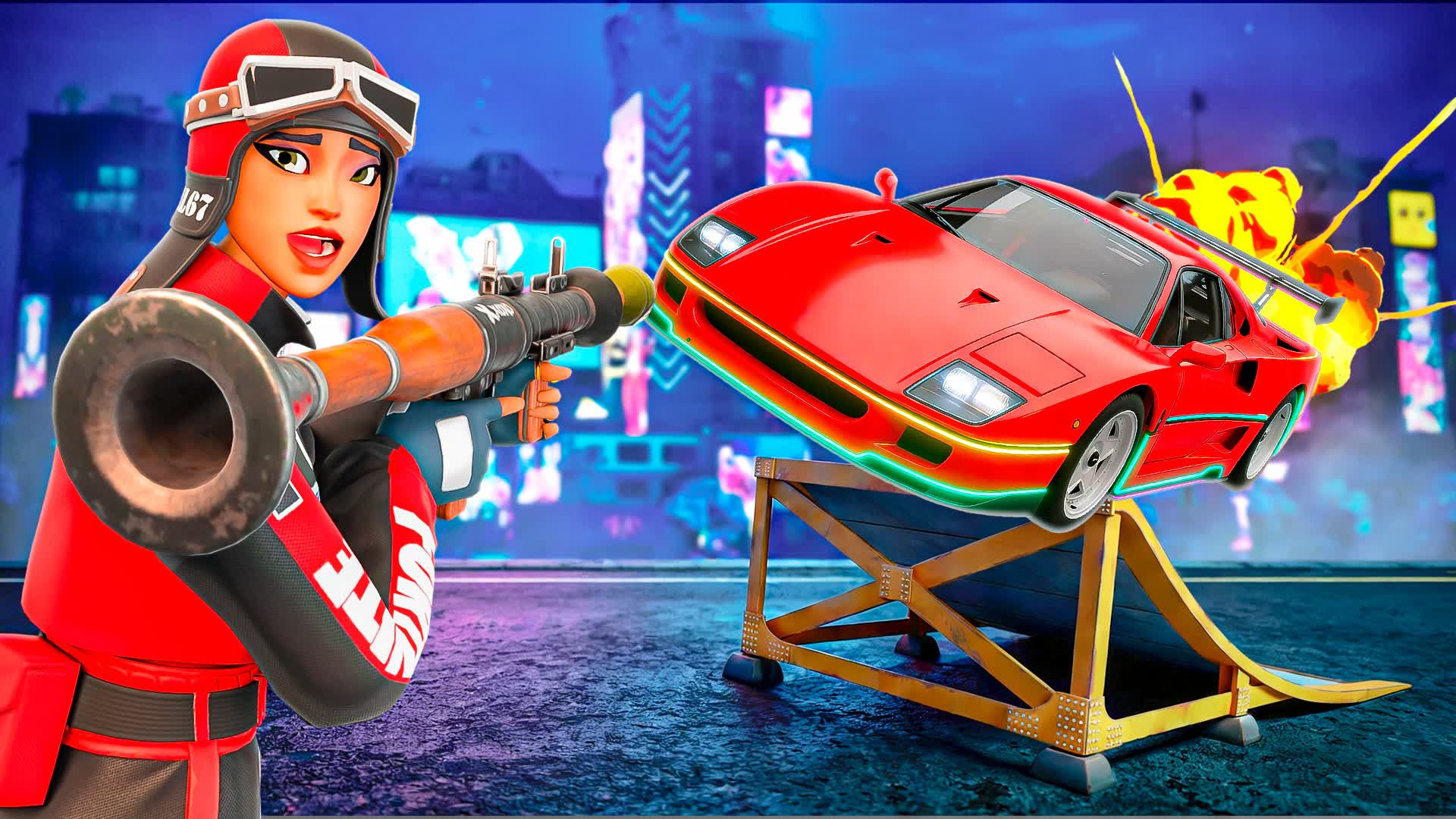 都市ロケットvs車