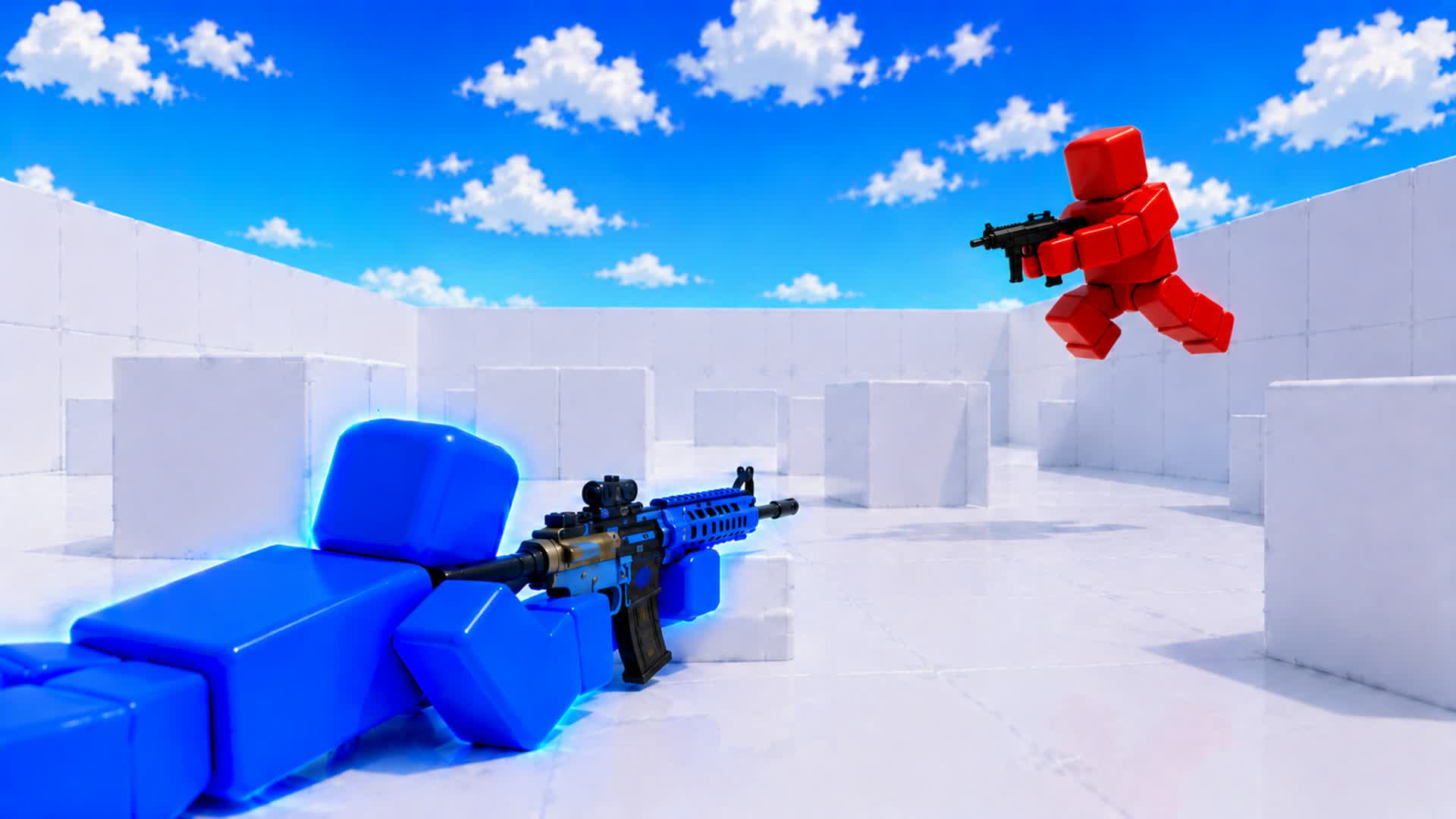 RIVALS RED VS BLUE 🔴🔵RIVALS NUKE