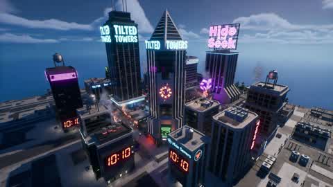 Hide And Seek Tilted Towers