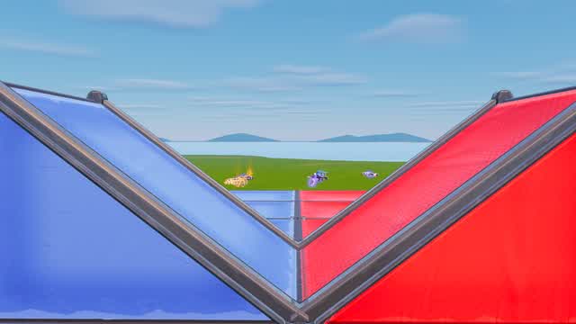 MINI RED VS BLUE 1V1 - BUILD FIGHT