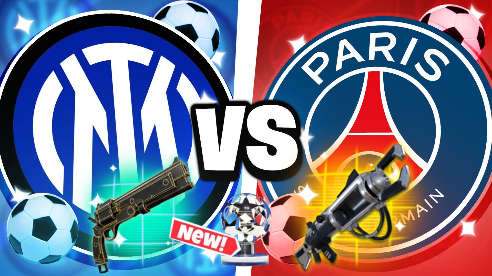 🔴PSG VS INTER🏆CRAZY RED VS BLUE🔵 5760-6521-1880 by