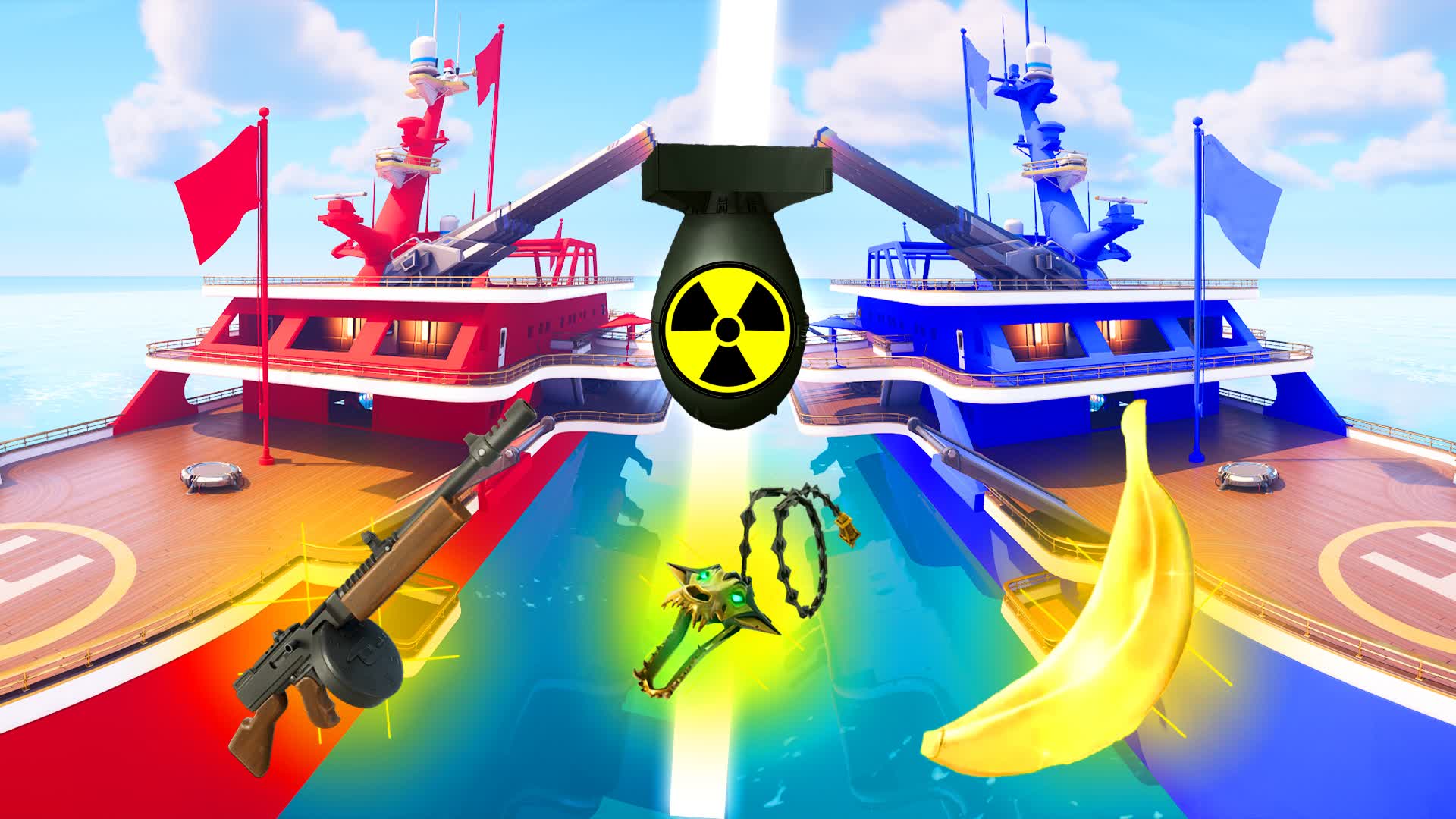 SUPER YACHTS RED VS BLUE 🔴🔵 TDG 896022943409 by tdgl Fortnite