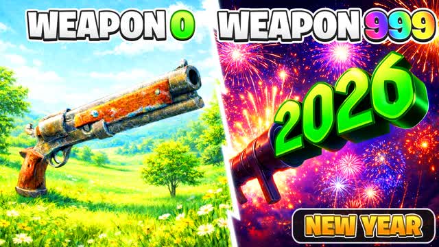 🎉 NEW YEAR 🎆 ONESHOT CHAOS ⭐️ GUN GAME