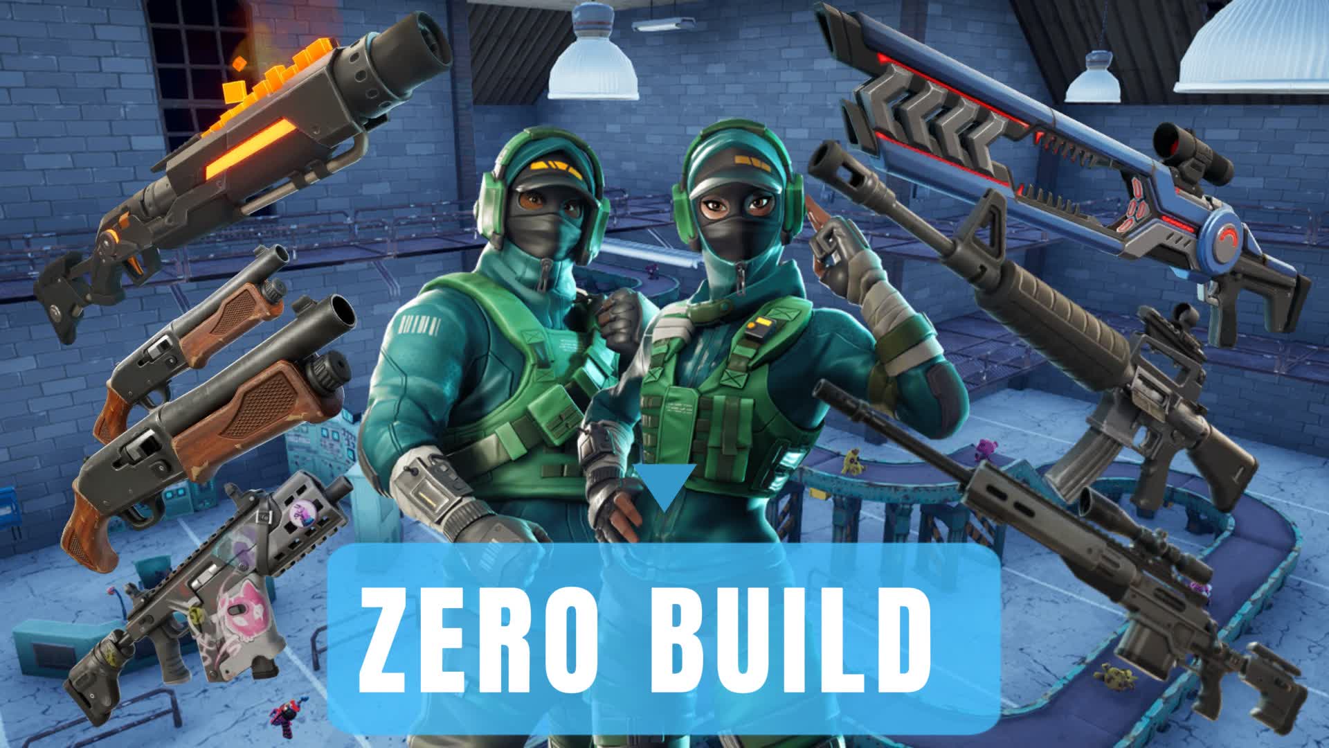 工業エリアのゼロビルド フリーフォーオール