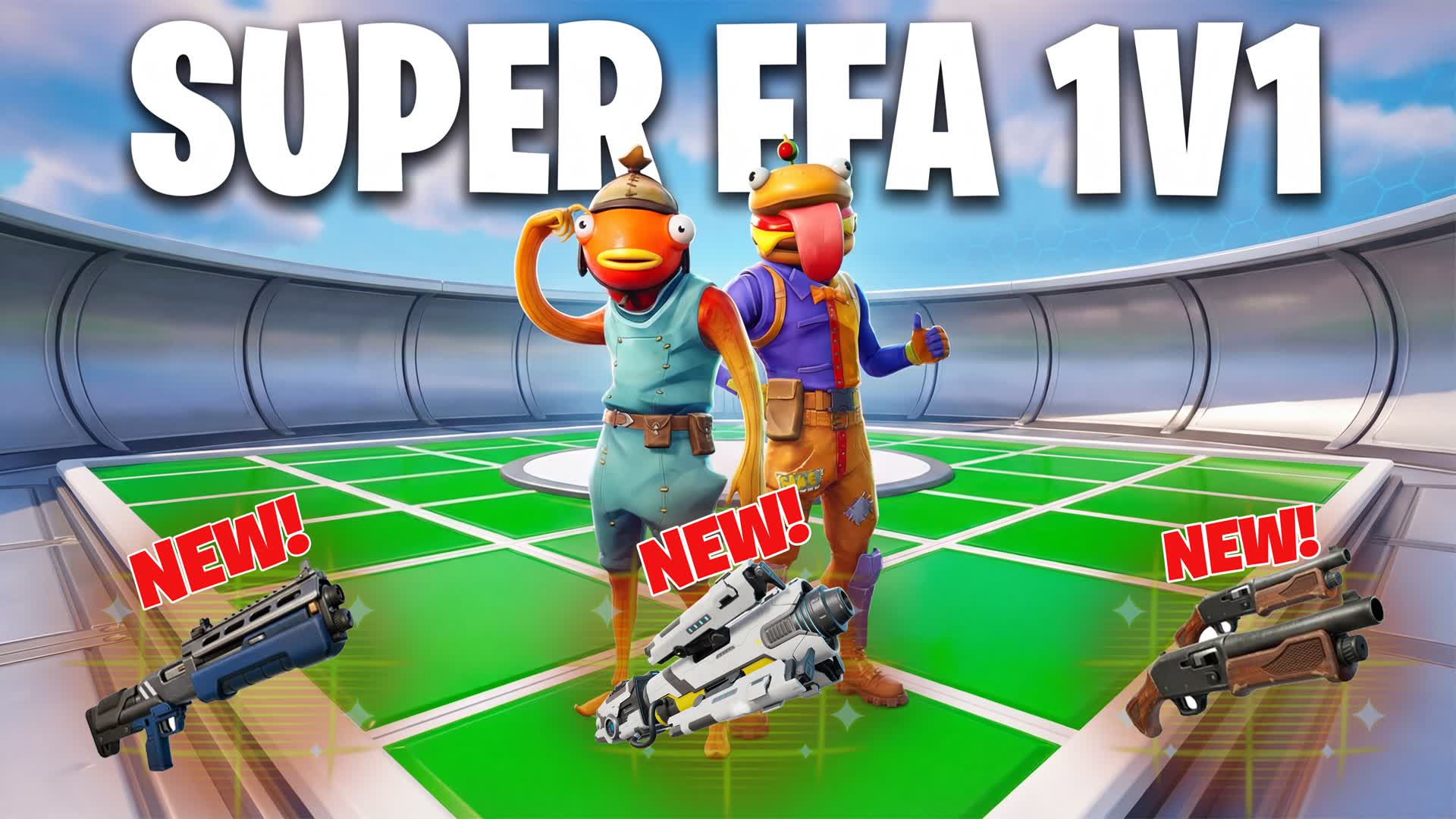 SUPER FFA 1v1 - ALL WEAPONS 🔐