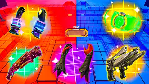 MIGHTY RED VS BLUE 🔴🔵 - ALL WEAPONS ⭐