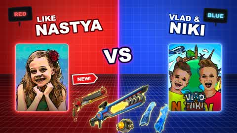 NEW! Vlad And Niki VS Like Nastya!🔴🔵