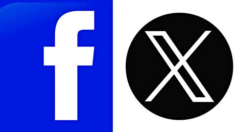 RED VS BLUE FACEBOOK VS X