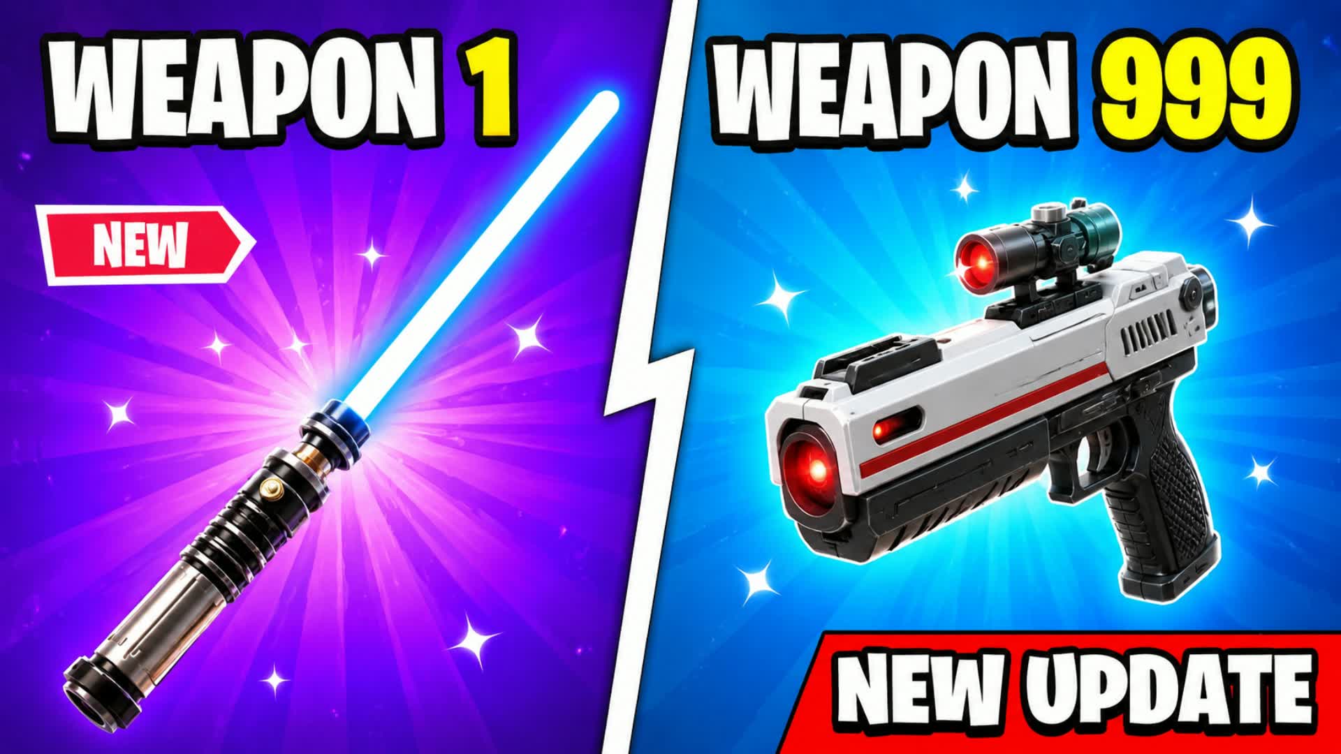 ⚔️ GUN GAME STAR WARS FFA — Fortnite island 2970-8592-4270 by 2CB RUX