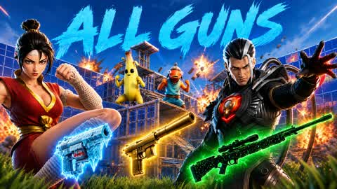 CRAZY 1V1 FFA  - ALL GUNS & SECRETS