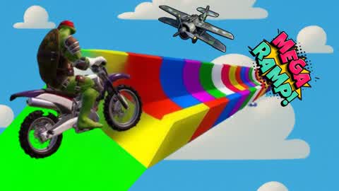 TMNT - ALL WEAPONS / VEHICLES MEGA RAMP