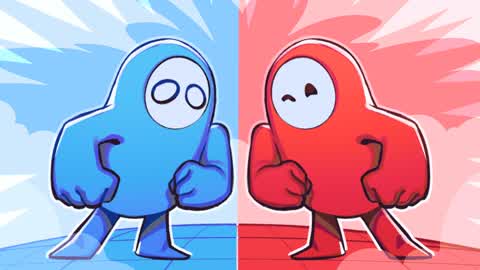 FALL GUYS - Red Vs Blue
