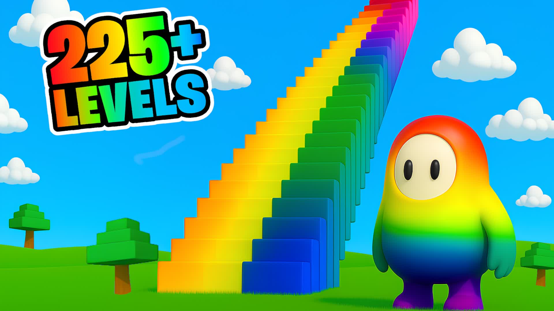 VERY EASY FUN FALL GUYS OBBY⭐🎈🌈