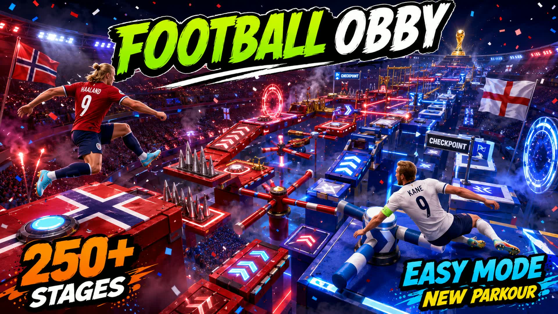 NORWAY VS ENGLAND PARKOUR DEATHRUN