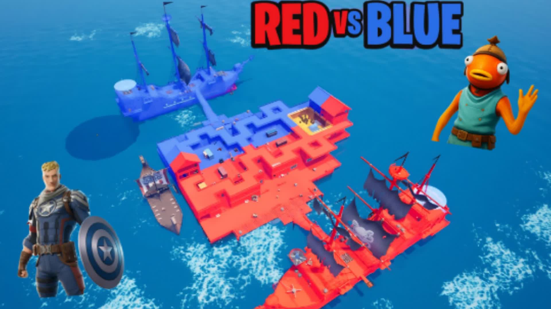 RED VS BLUE ZERO BUILD (CLUBDUB)