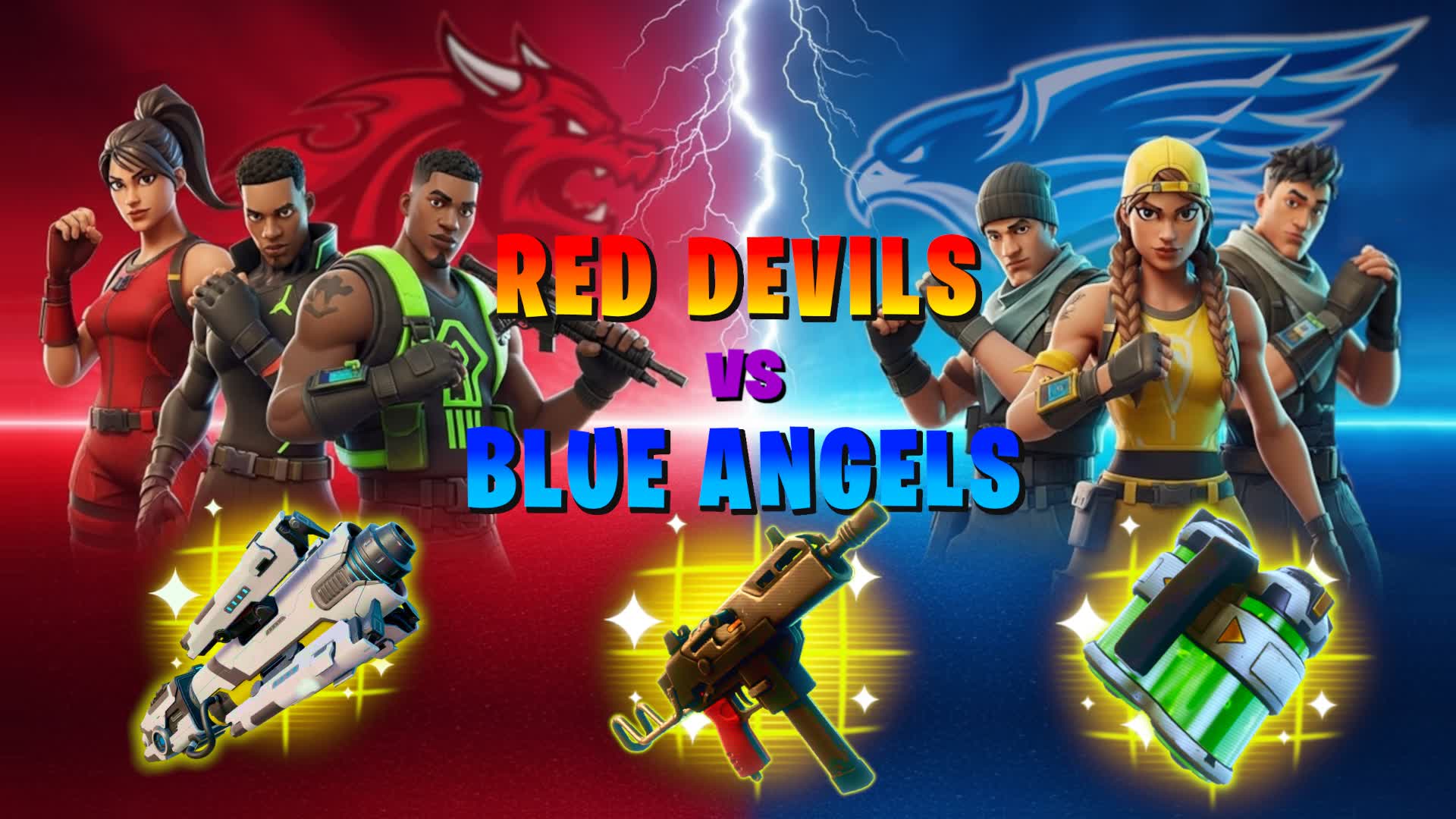 Red Devils vs Blue Angels 🔴🔵