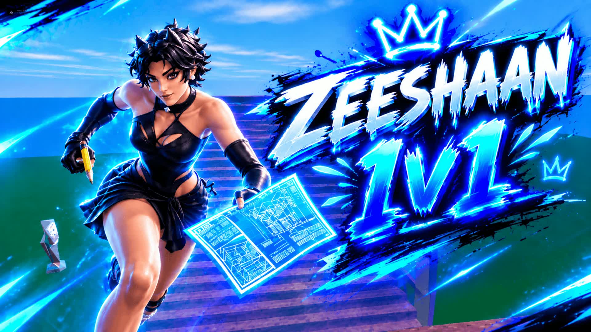 1V1 BUILD FIGHTS (ZEESHAAN)