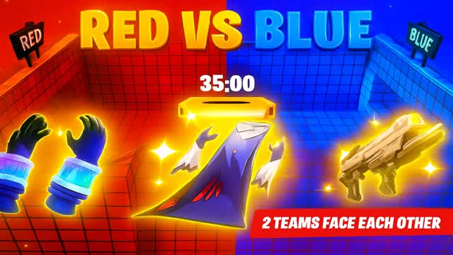 SUPER POWER RED VS BLUE 🔴🔵