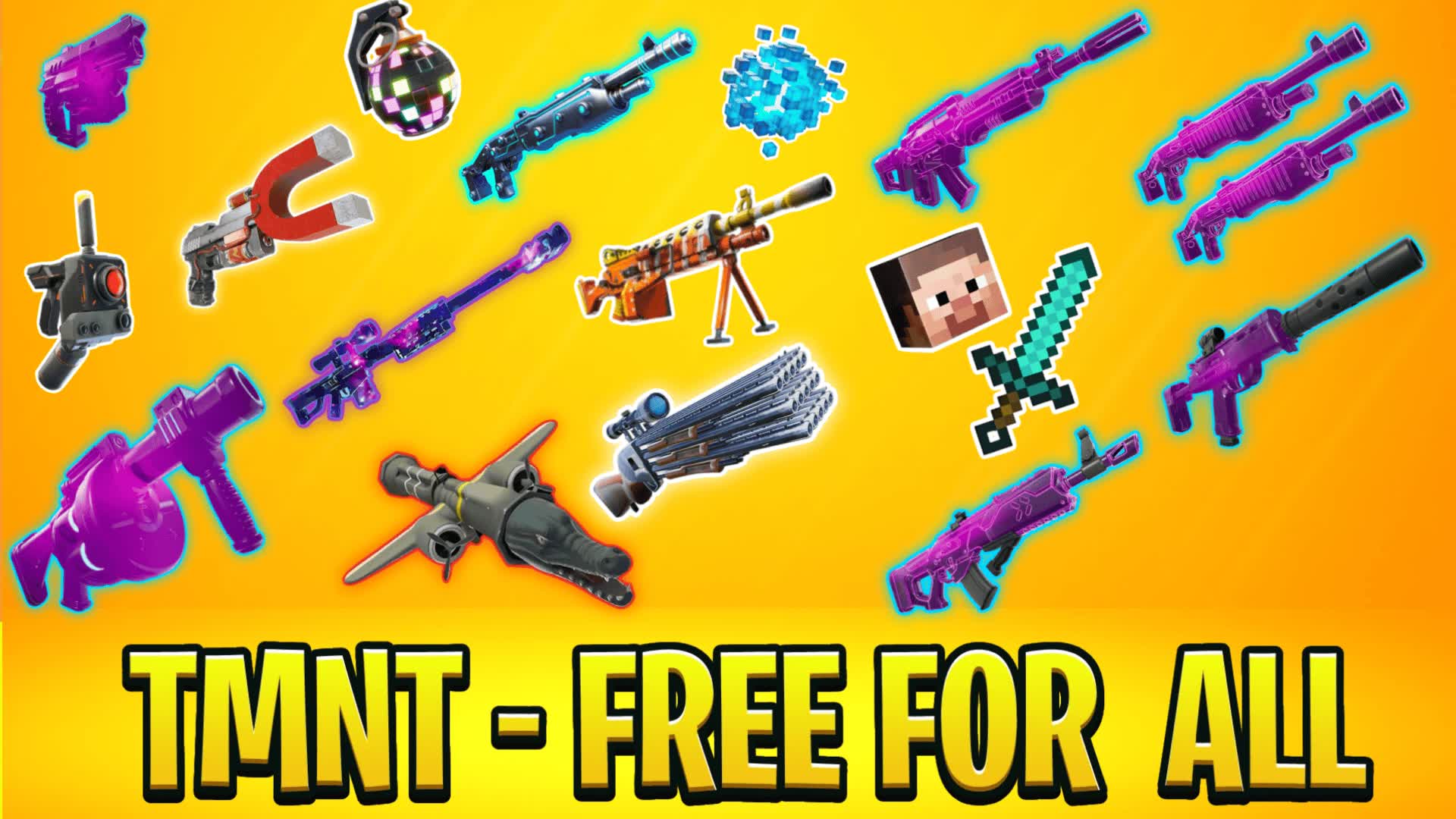 FREE FOR ALL ⭐ ALL WEAPONS - TMNT