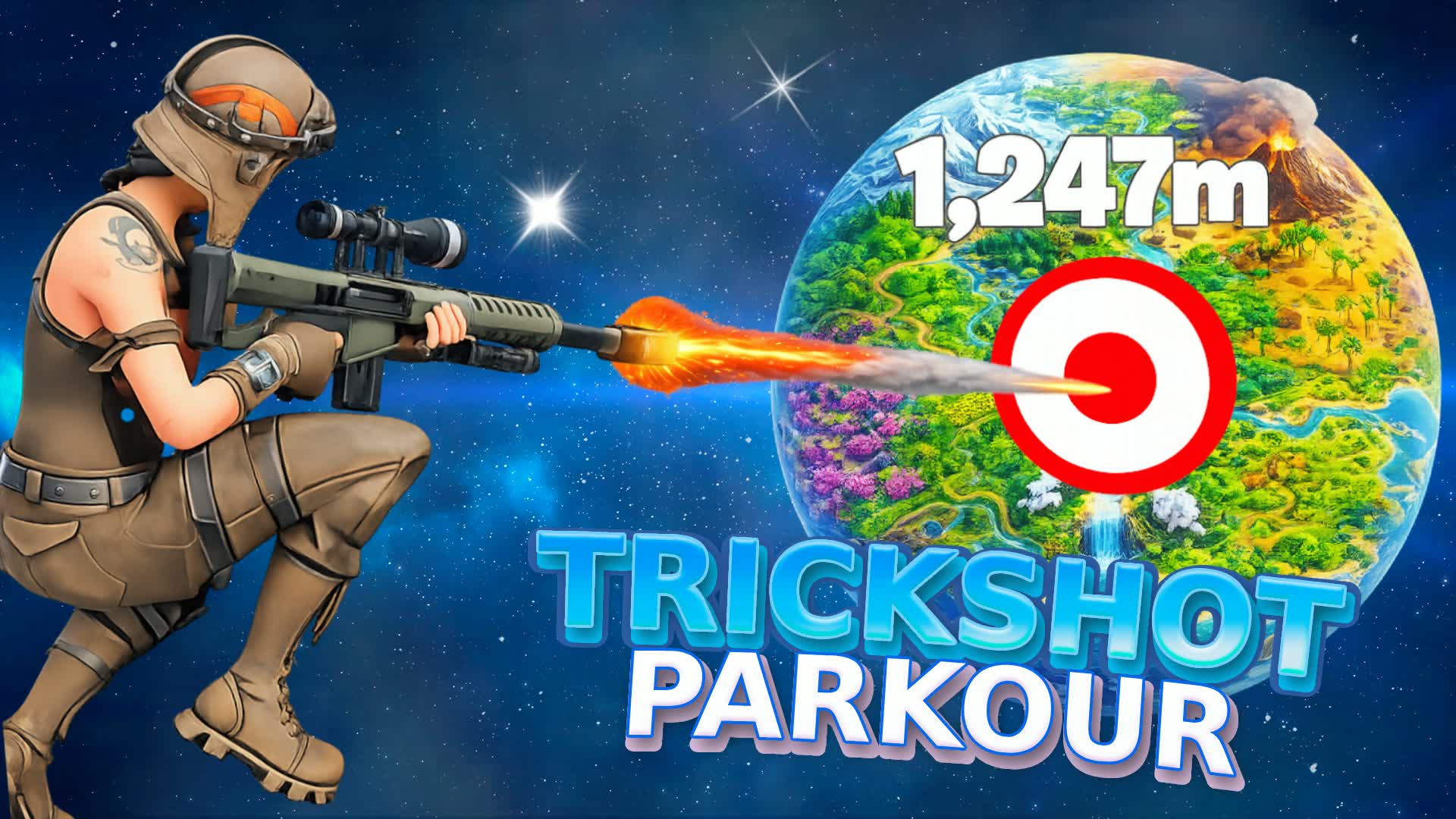 🎯MEGA TRICKSHOT PARKOUR🎯 EASY⭐️