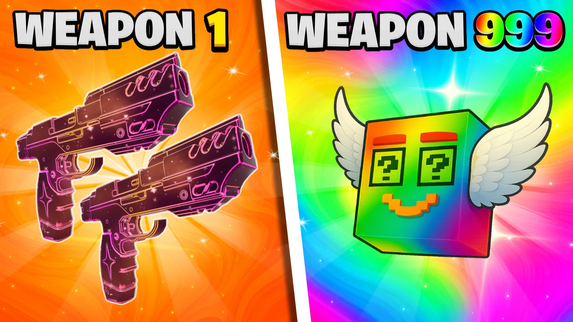 ⭐ INSANE CHAOS GUN GAME 🔫 ONE SHOT 🎯