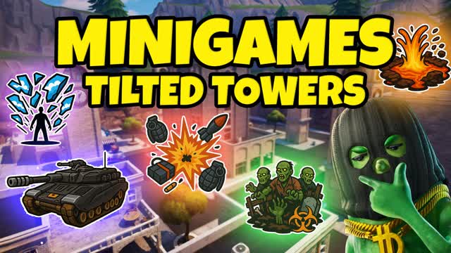 MINIGAMES TILTED TOWERS ⭐[22+ GAMEMODES]