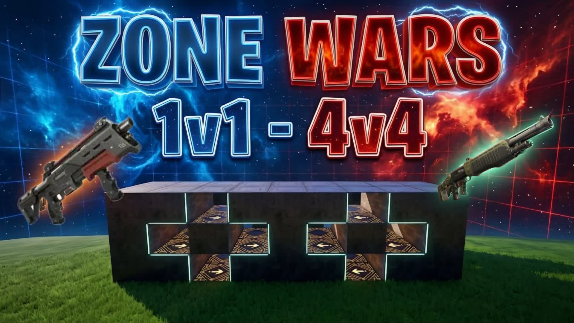 ZONE WARS (1V1 TO 4V4)