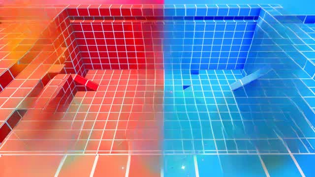 CRAZY RED VS BLUE 🔵🔴 YES