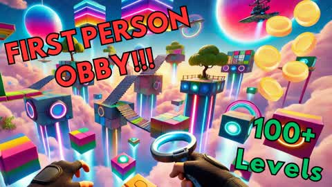 100+ CRAZY FIRST PERSON OBBY PARKOUR !!!