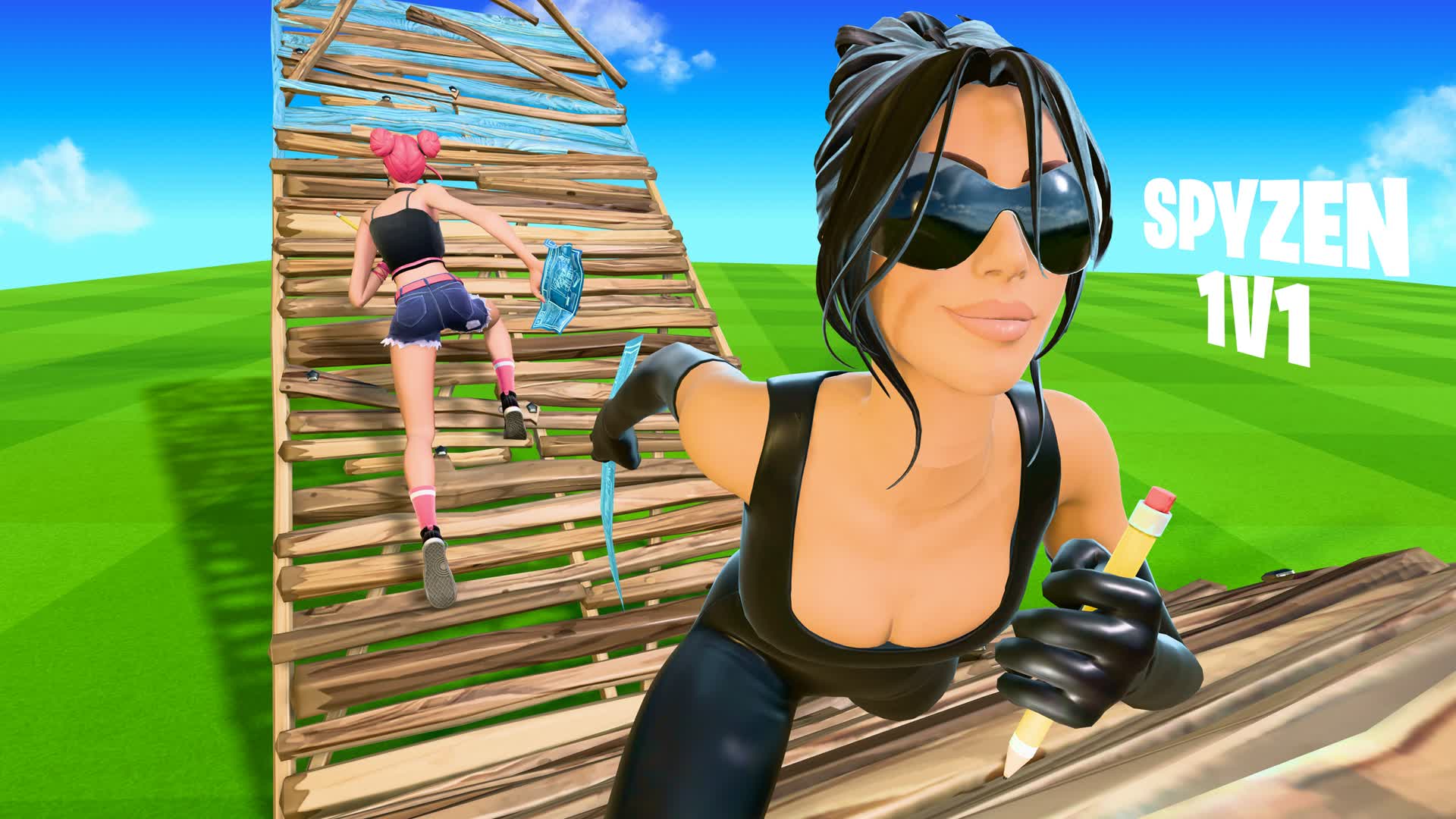 SPYZEN 1V1 BUILD FIGHTS (200 PUMPS)