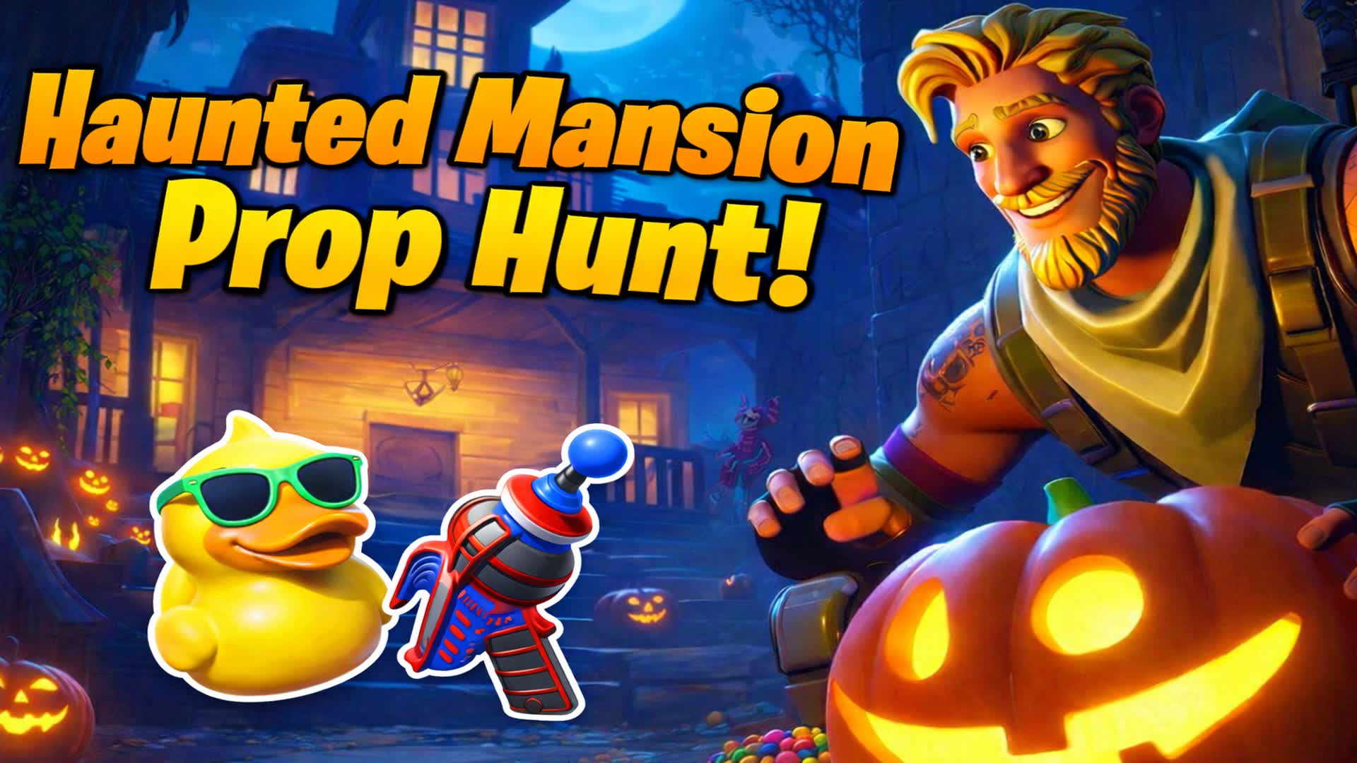 👻Haunted Mansion Prop Hunt 🎃
