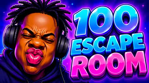 100 SPEED ESCAPE ROOM🧐