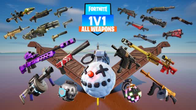 Fortnite 1v1 All Weapons 🔫