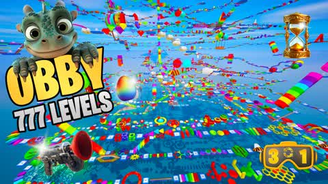 🐉 777 LEVELS OBBY DRAGON WORLD