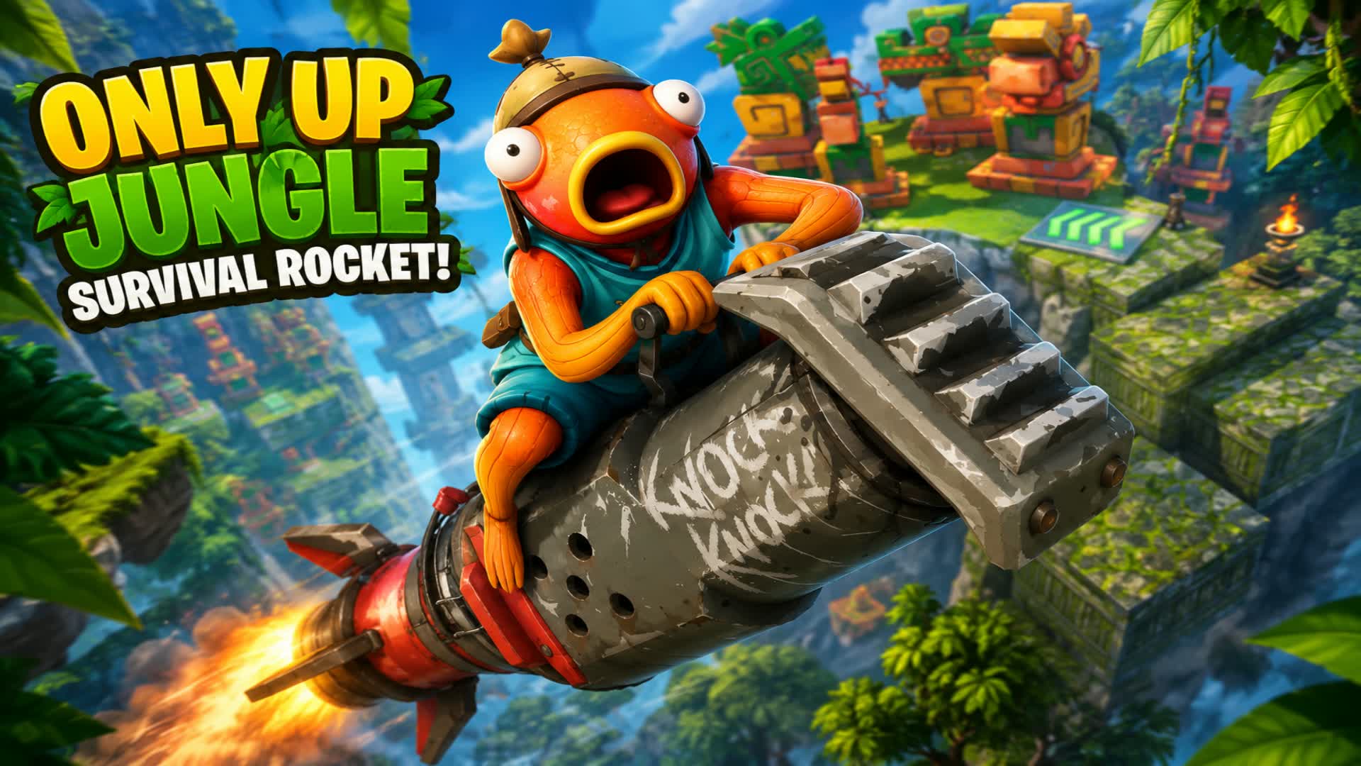OnlyUp Jungle Survival Rocket!