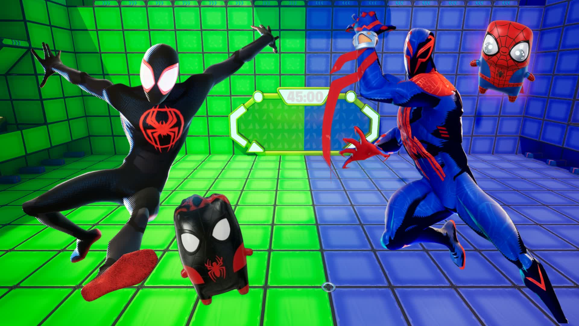 GREEN VS BLUE SPIDEY SPRITE [NEW]