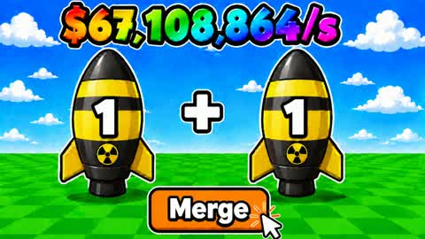 MERGE A ROCKET NUKE 🚀
