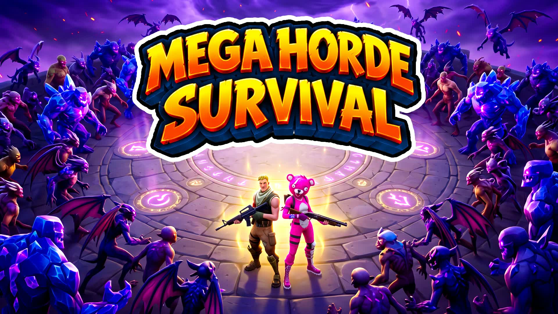 MEGA HORDE SURVIVAL [ROGUELIKE] - Fortnite island 2138-7810-6409 by ShodaiSenju