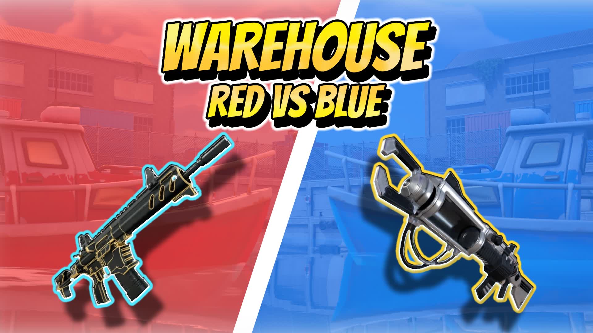 WAREHOUSE RED VS BLUE 🔴🔵