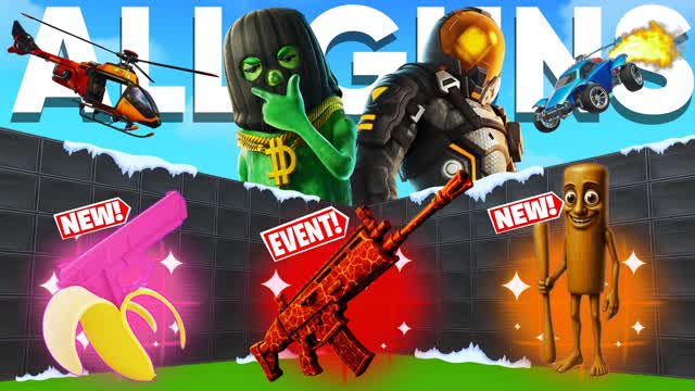 AMAZING 1V1 FFA ALL GUNS & VEHICLES