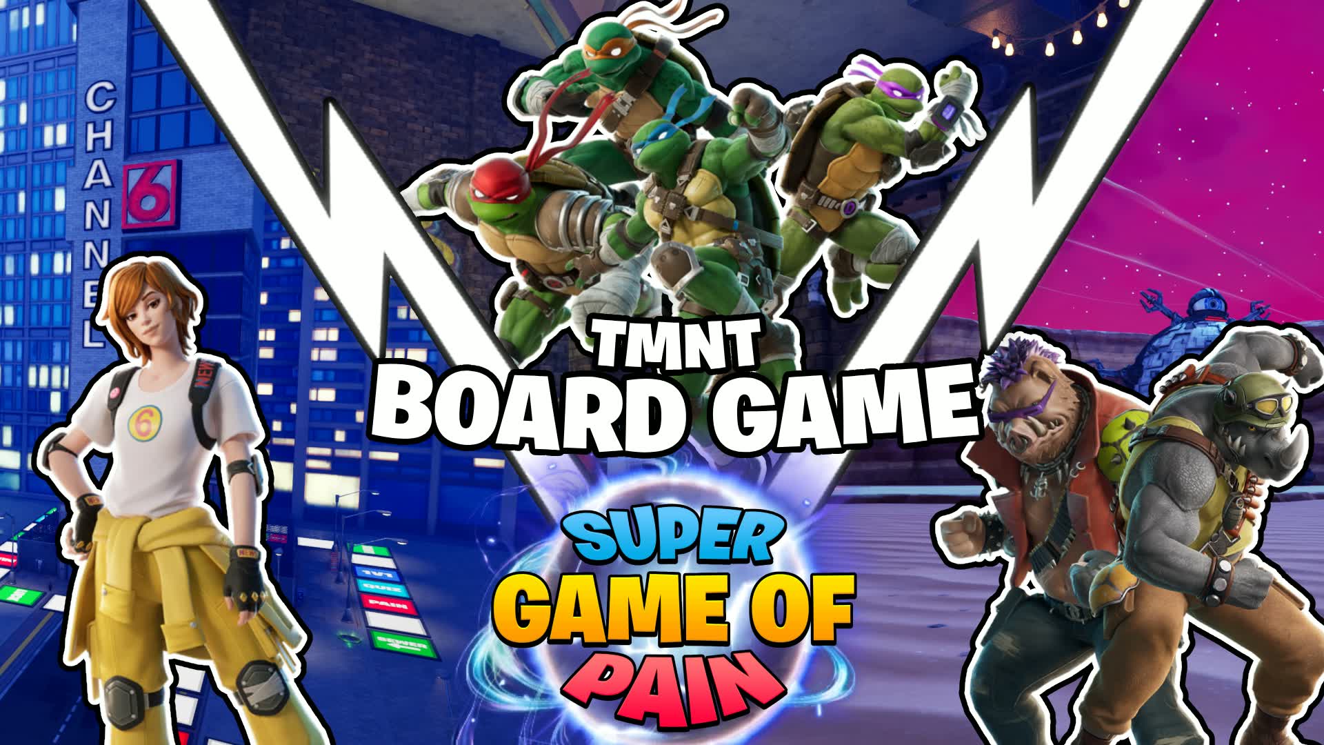 TMNT 🎲超苦痛ゲーム🎲 ボードゲーム