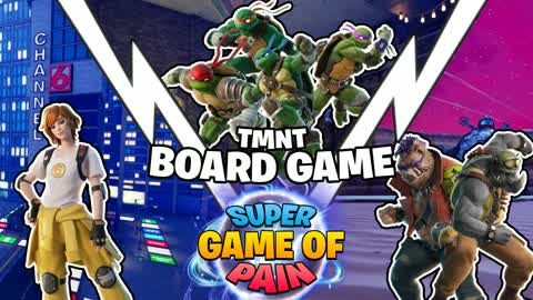 TMNT 🎲SUPER GAME OF PAIN🎲 BOARD GAME