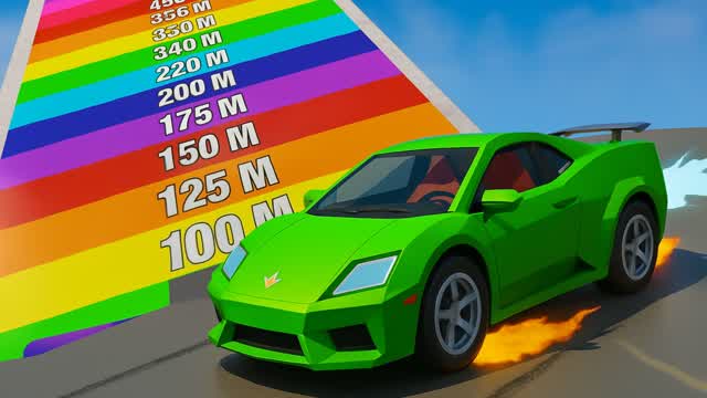 🚀 MEGA JUMP RAMP ALL CARS 🚀