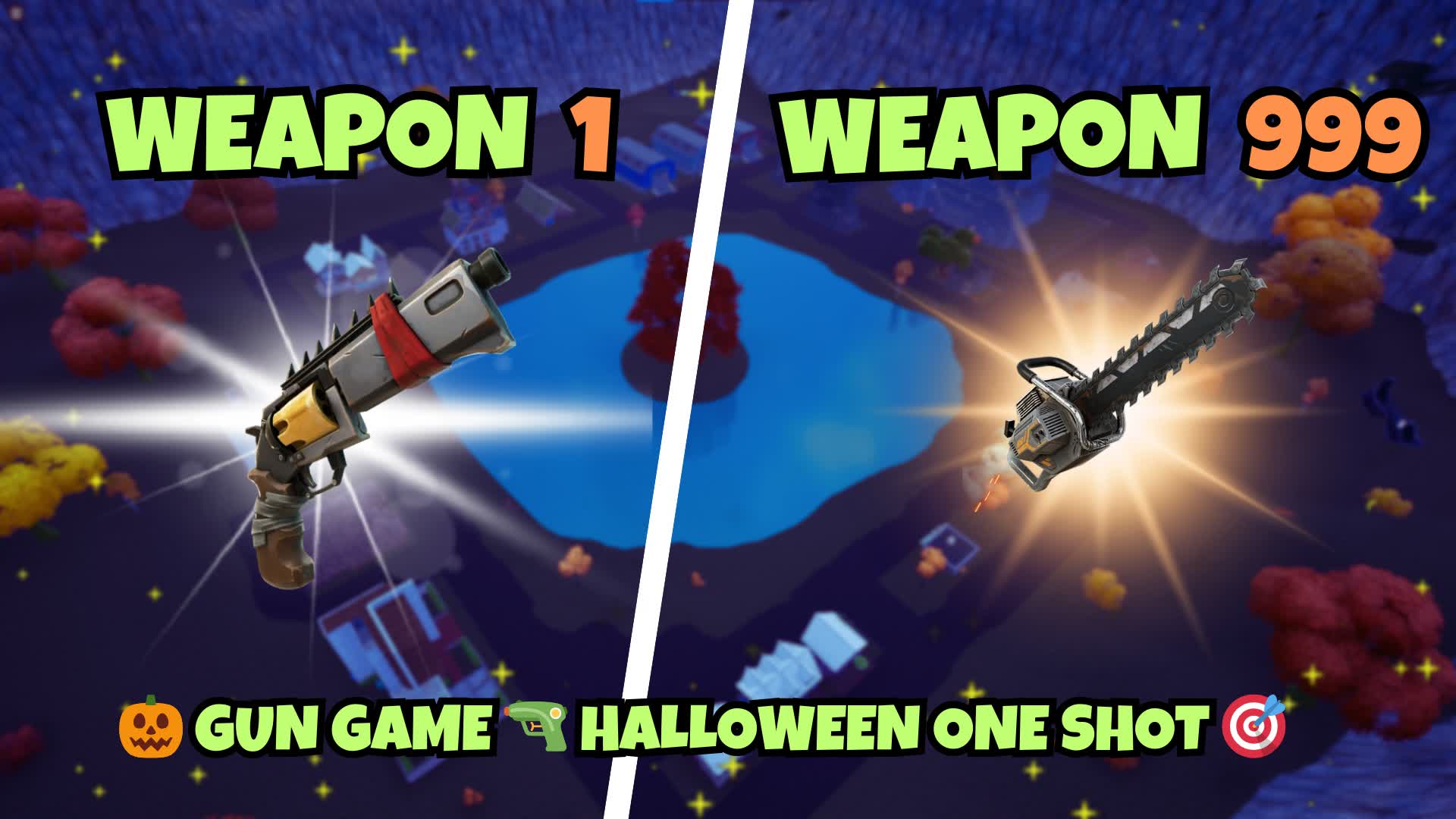 🎃 GUN GAME 🔫 HALLOWEEN ONE SHOT 🎯